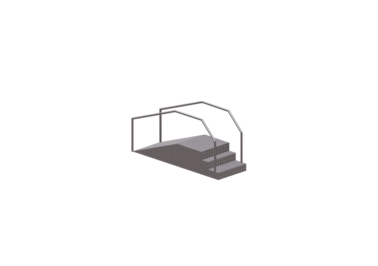 Fitness 3D - Corrimano con scale - ACCA software Fitness 3D - Corrimano con scale - ACCA software