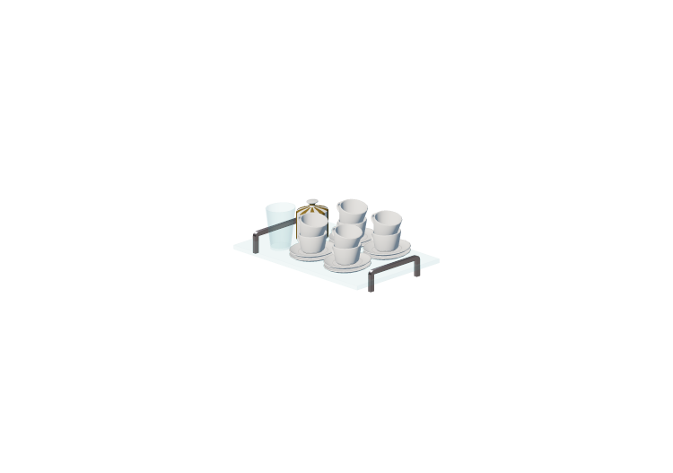 Louças e talheres 3D - Jogo de porcelanas - ACCA software Louças e talheres 3D - Jogo de porcelanas - ACCA software
