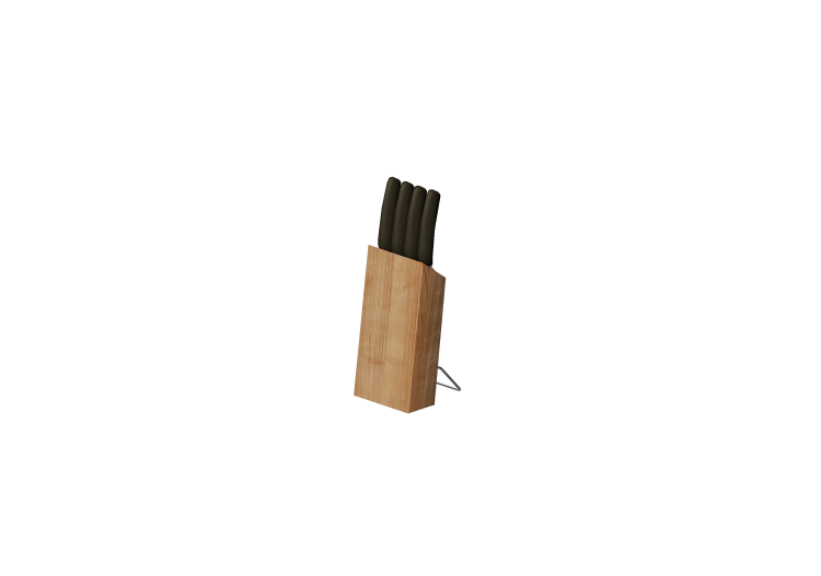 Vajillas y cubiertos 3D - Juego de cuchillos - ACCA... Vajillas y cubiertos 3D - Juego de cuchillos - ACCA...