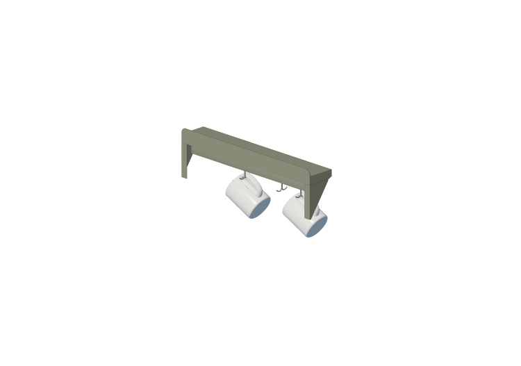 Louças e talheres 3D - porta-copos - ACCA software Louças e talheres 3D - porta-copos - ACCA software