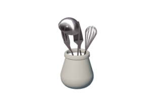 Vaisselle et couverts 3D - Jeu de couverts