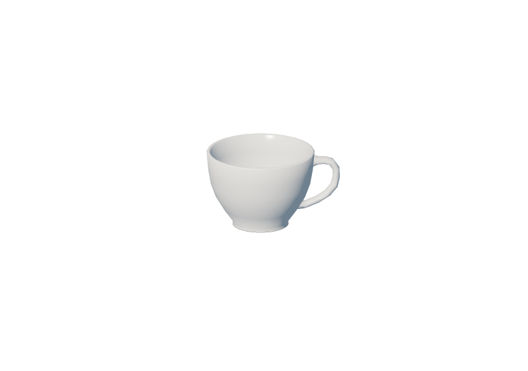 Vaisselle et couverts 3D - Tasse à lait - ACCA software Vaisselle et couverts 3D - Tasse à lait - ACCA software