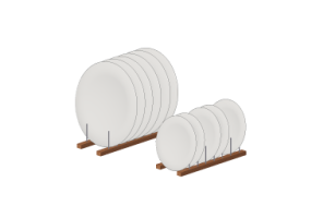 Lou&ccedil;as e talheres 3D - Pratos
