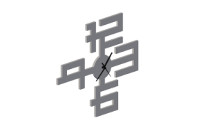 Horloges 3D - Horloge &agrave; mur