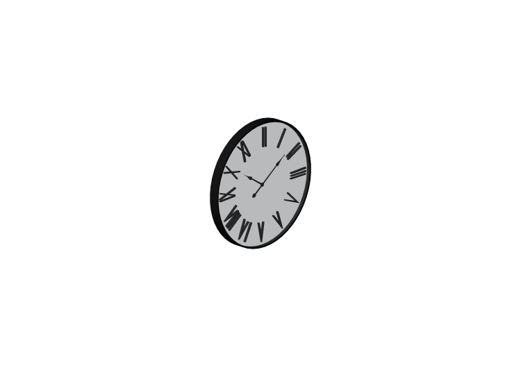 Relojes 3D - Reloj de pared - ACCA software Relojes 3D - Reloj de pared - ACCA software