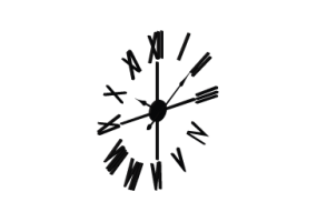 Rel&oacute;gios 3D - Rel&oacute;gio de Parede