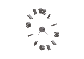 Orologi 3D - Orologio moderno