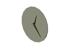 Relojes 3D - Reloj de madera