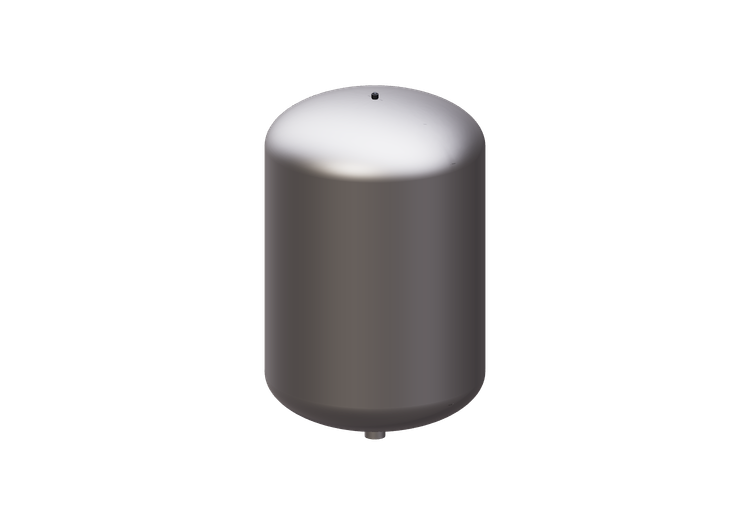 Vaso de expansão soldado, para sistemas de aquecimento 25 L... Vaso de expansão soldado, para sistemas de aquecimento 25 L...