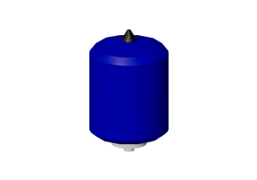 Welded expansion tank for sanitary systems 8L