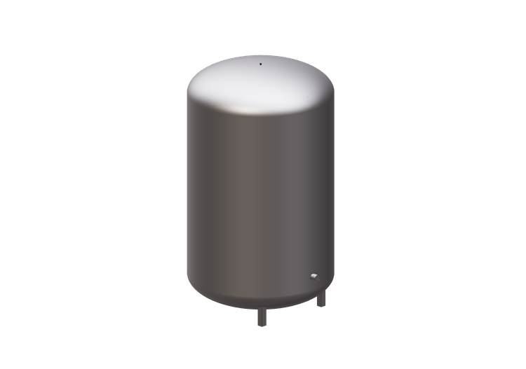 Vase d'expansion systèmes de chauffage 500 L - Caleffi Vase d'expansion systèmes de chauffage 500 L - Caleffi