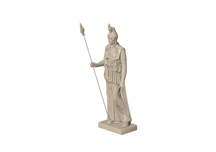 Sculptures 3D - Statue Déesse Athéna - ACCA software Sculptures 3D - Statue Déesse Athéna - ACCA software