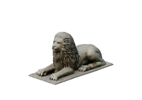 Esculturas 3D - Est&aacute;tua le&atilde;o