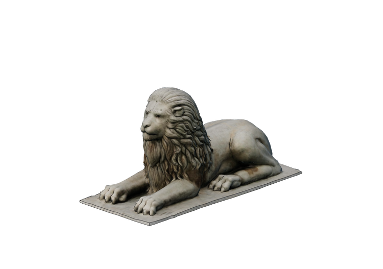3D Skulpturen - Statue Löwe - ACCA software 3D Skulpturen - Statue Löwe - ACCA software