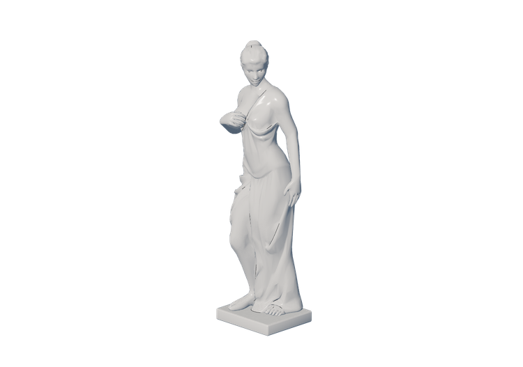 Esculturas 3D - Estatua mujer romana - ACCA software Esculturas 3D - Estatua mujer romana - ACCA software