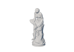 Esculturas 3D - Est&aacute;tua ninfa