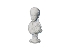 Esculturas 3D - Busto mujer victoriana