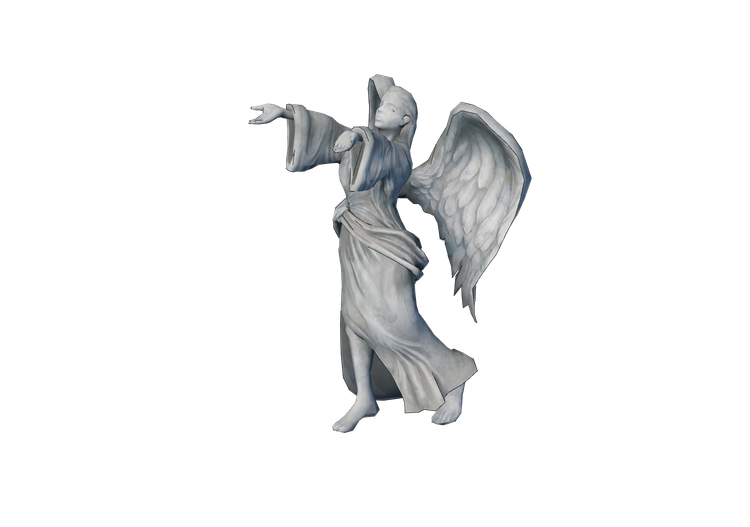Sculptures 3D - Statue d'ange - ACCA software Sculptures 3D - Statue d'ange - ACCA software