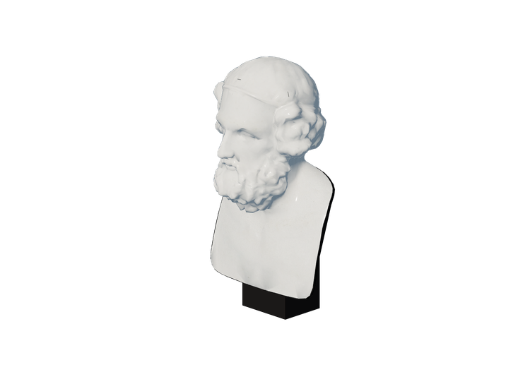 3D Skulpturen - Büste von Homer - ACCA software 3D Skulpturen - Büste von Homer - ACCA software