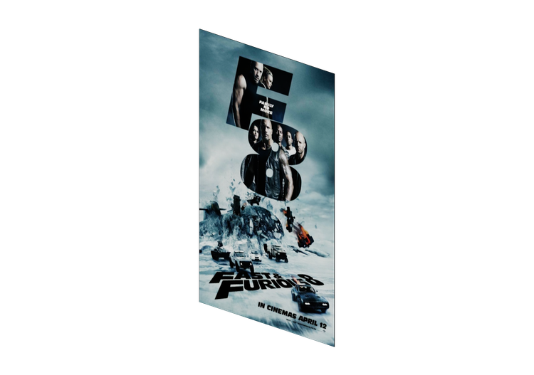 Stampe 3D - Poster Fast and Furious 8 - ACCA software Stampe 3D - Poster Fast and Furious 8 - ACCA software