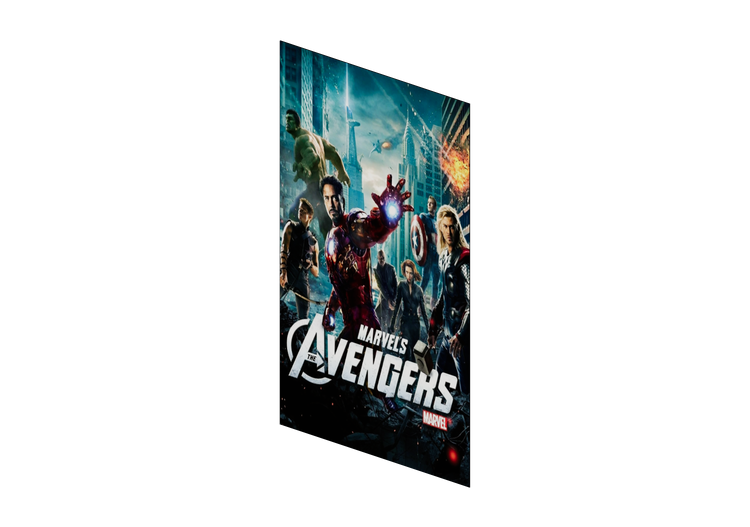 Impressões 3D - Poster Os Vingadores - ACCA software Impressões 3D - Poster Os Vingadores - ACCA software