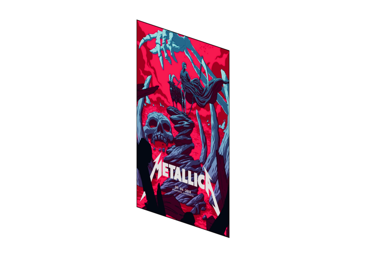 3D Poster - Poster Metallica - ACCA software 3D Poster - Poster Metallica - ACCA software