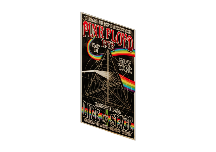 3D Poster - Poster Pink Floyd - ACCA software 3D Poster - Poster Pink Floyd - ACCA software