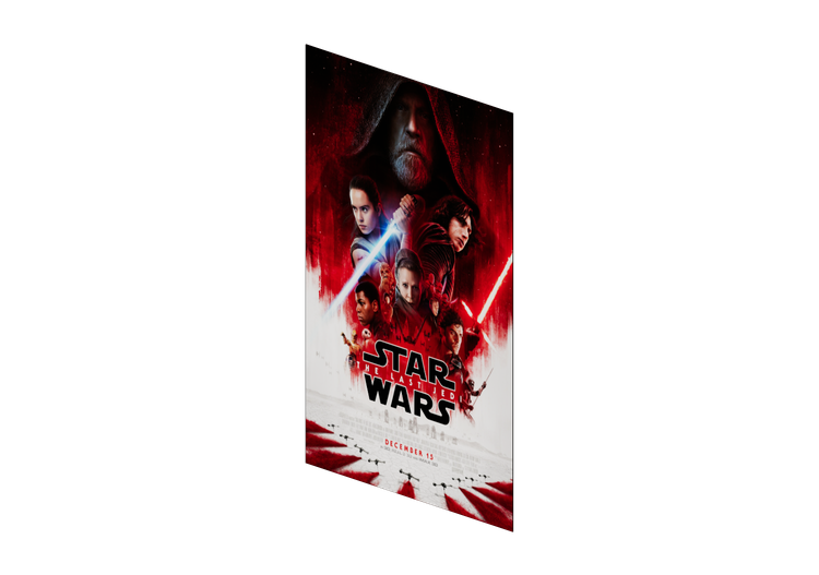 Stampe 3D - Poster Star Wars l'ultimo Jedi - ACCA software Stampe 3D - Poster Star Wars l'ultimo Jedi - ACCA software
