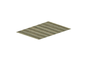 3D Teppiche - Geflochtener Teppich 500x350cm.