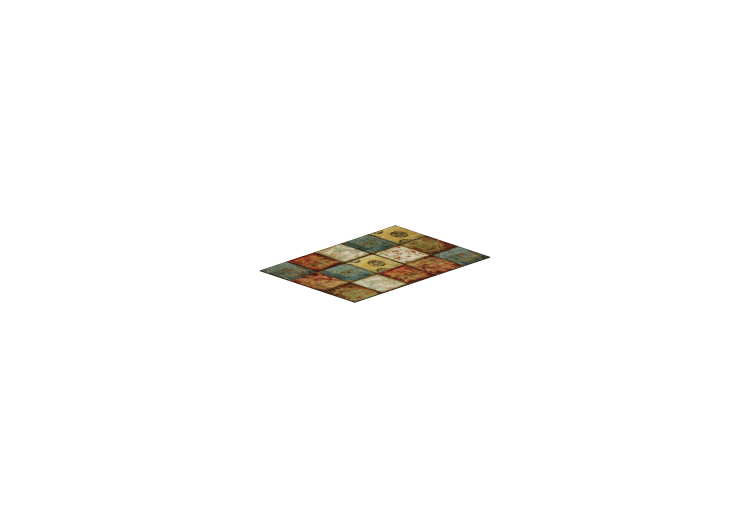 Tapis 3D - Tapis à carreaux 500x350cm. - ACCA software Tapis 3D - Tapis à carreaux 500x350cm. - ACCA software