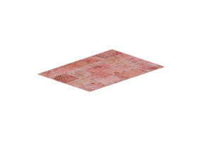 3D Teppiche - Karierter Teppich 500x350cm.