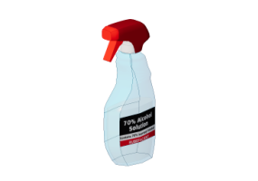 Surface spray sanitizer