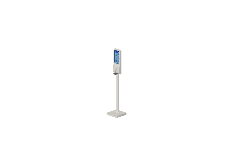Thermoscanner mit Desinfektionsgel-Spender - ACCA software Thermoscanner mit Desinfektionsgel-Spender - ACCA software