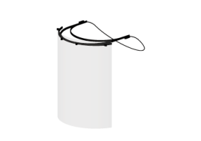 Sanitary protective visor