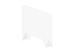 Separè parafiato in plexiglass
