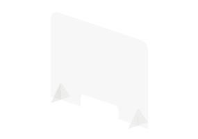Plexiglass protection barrier