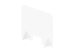 Paroi antiprojections en plexiglas