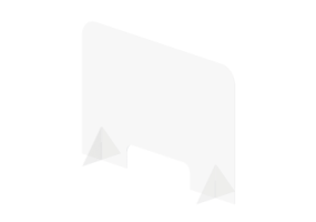 Plexiglass protection barrier