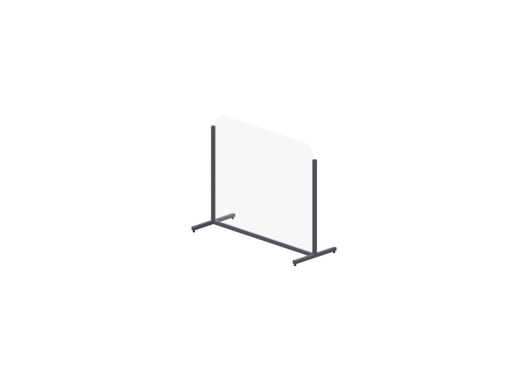 Plexiglas – Schutzscheibe mit Aluminiumrahmen und Rädern -... Plexiglas – Schutzscheibe mit Aluminiumrahmen und Rädern -...