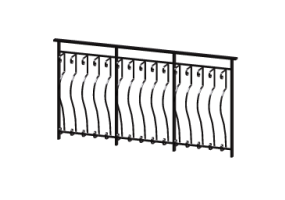 3D Railings - Classic [VM] - Shaped Pole