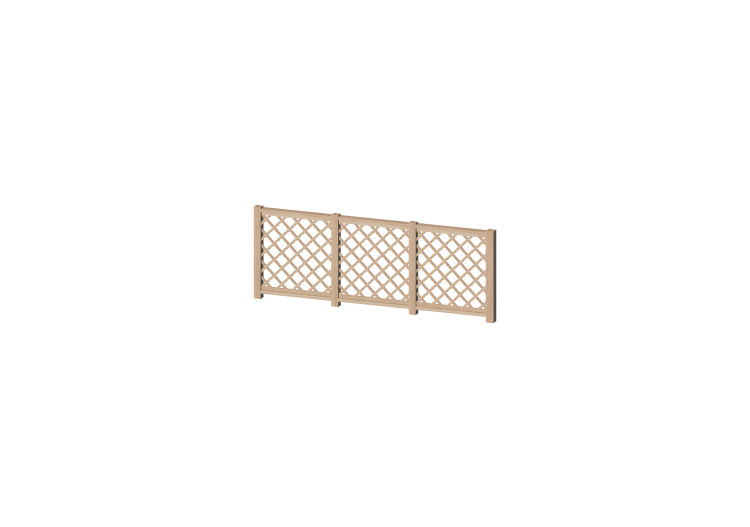 Vallado 3D - Durmientes en madera con panel de malla... Vallado 3D - Durmientes en madera con panel de malla...