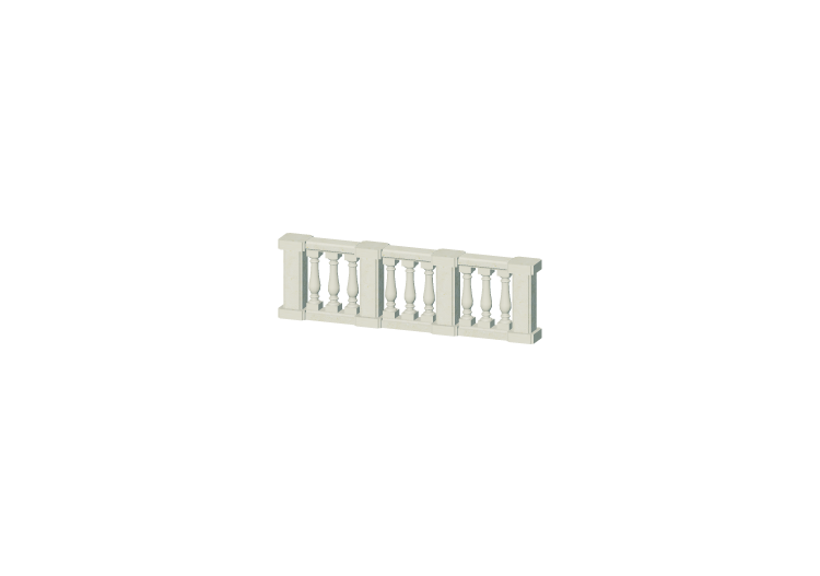 Balaustre 3D - Colonne a una pancia e pilastrini - ACCA... Balaustre 3D - Colonne a una pancia e pilastrini - ACCA...