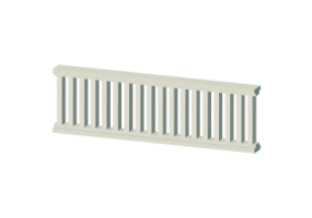 3D Balustrade - Rectangular columns