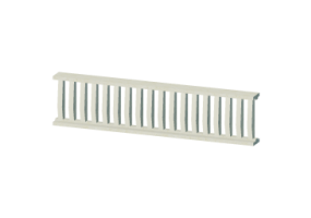 Balustrades 3D - Colonnes rectangulaire &agrave; un ventre