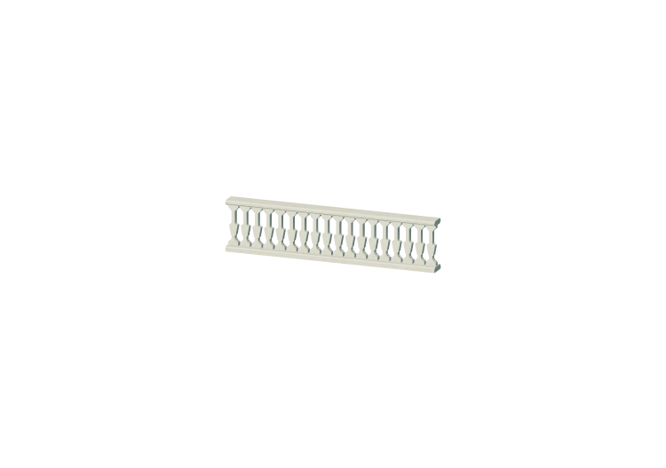 Balustrades 3D - Colonnes plates évasées - ACCA software Balustrades 3D - Colonnes plates évasées - ACCA software