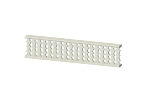 Balaustradas 3D - Pilastras decoradas com pan&ccedil;a