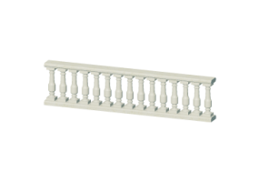 Balaustradas 3D - Pilastras abauladas
