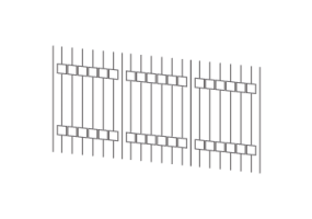 Grilles 3D - Bords &agrave; cadre