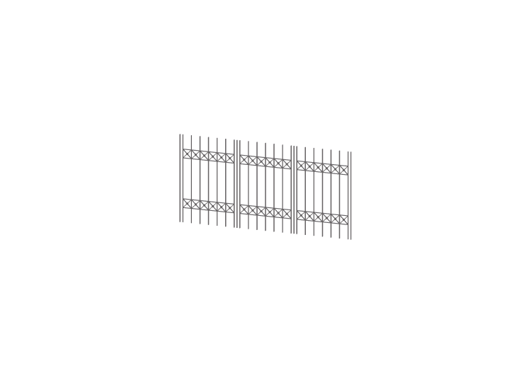 Grilles 3D - Bords à croix - ACCA software Grilles 3D - Bords à croix - ACCA software