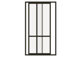 Esquadria 3D - JN[R] 2FC[2V]